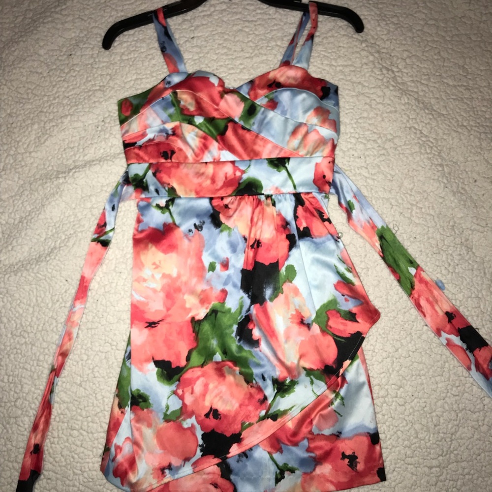Floral tight dress